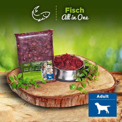 Wirth´s Profi BARF Hundefutter - Fisch all in One Hundefutter