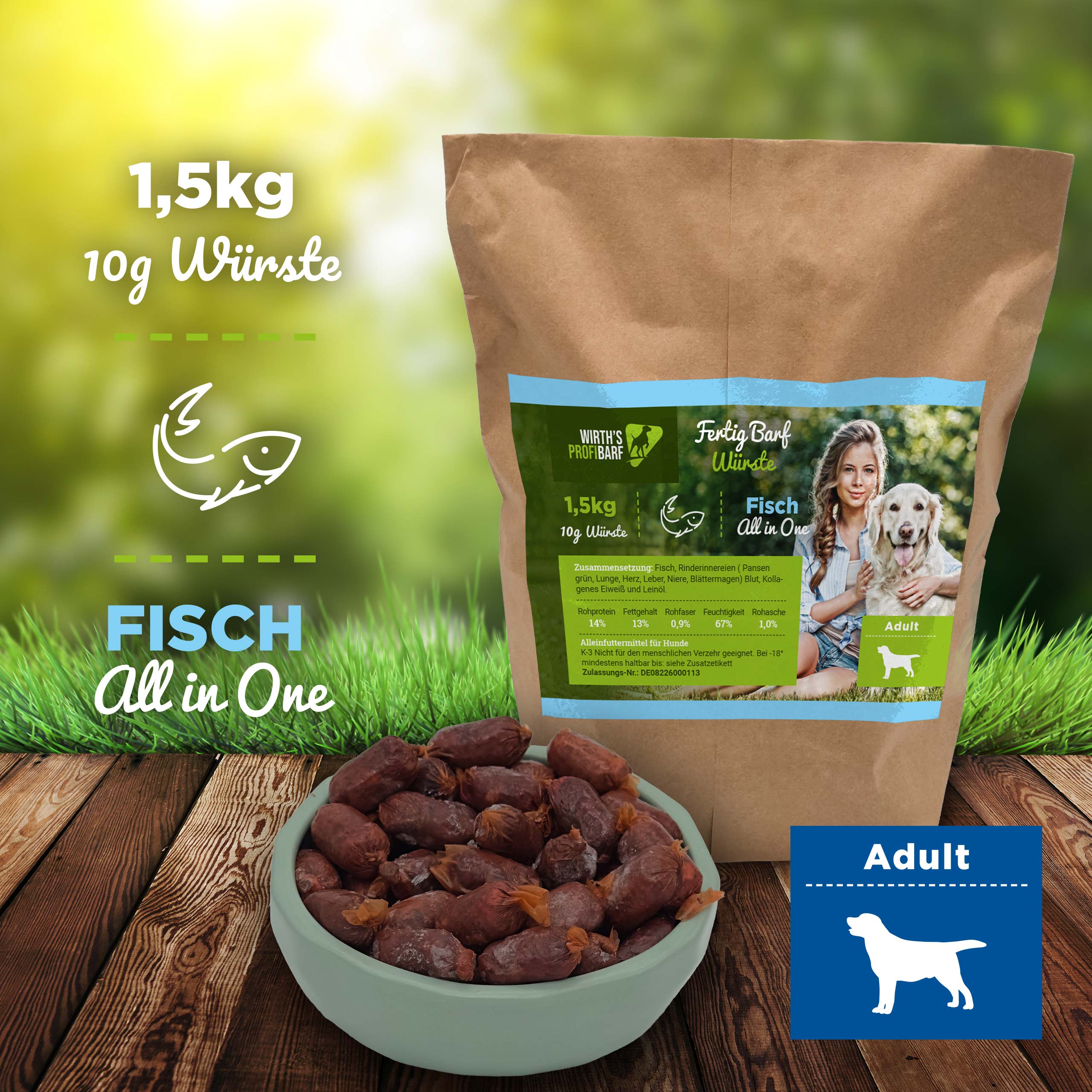 hundefutter für kleine hunde Huhn – Getreidefreies Trockenfutter für Hunde mit Süßkartoffel & Kräutern –  kauliebe.com main image 1